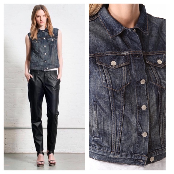 rag and bone denim vest